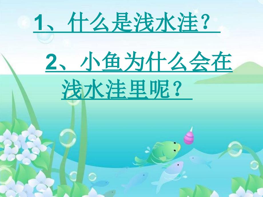 《浅水洼里的小鱼》幸福课堂_第4页