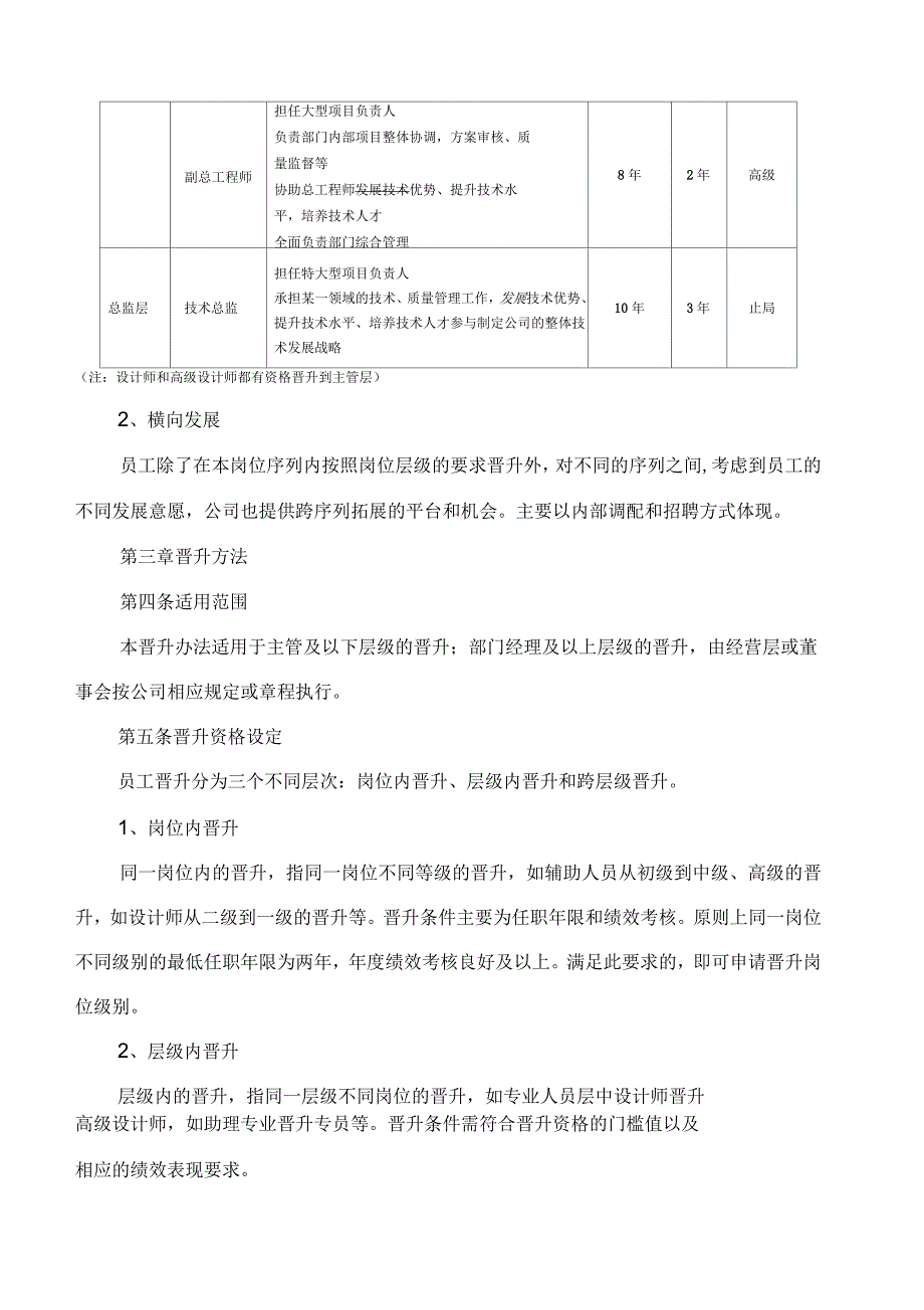 员工职业通道和晋升_第4页