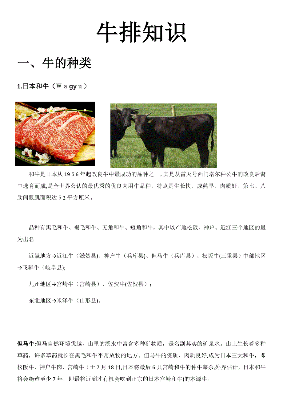 牛排知识讲解_第1页