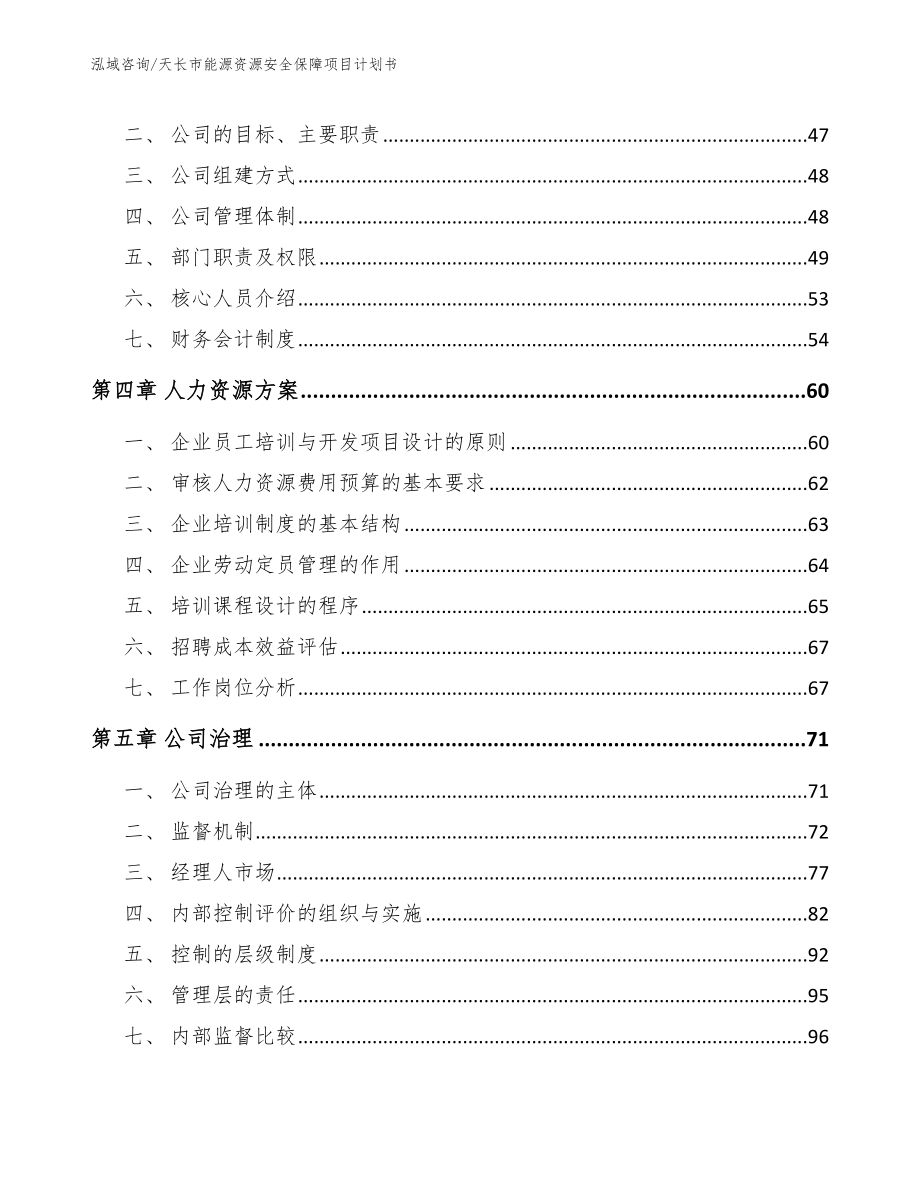 天长市能源资源安全保障项目计划书_模板范文_第2页