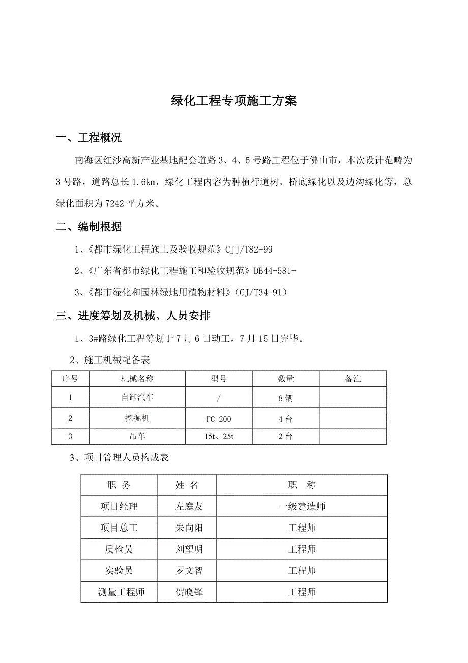 绿化工程专项施工方案_第3页