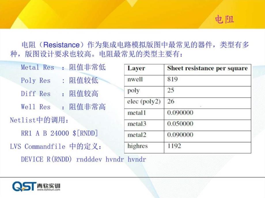 模拟版图中的典型器件ppt课件_第4页