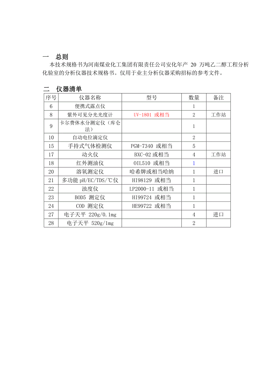 分析仪器规格书最终版_第2页