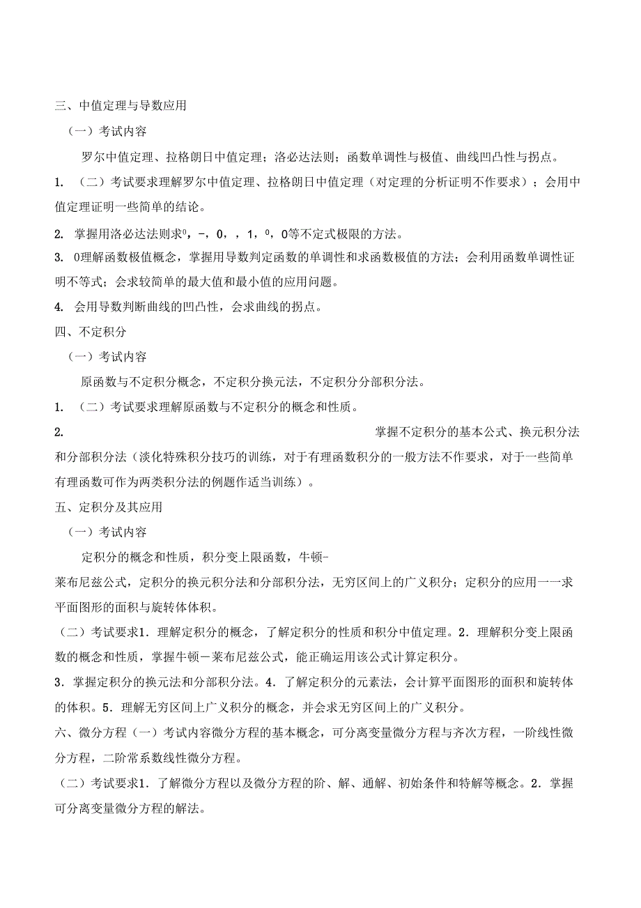 上海第二工业大学专升本考试大纲_第2页