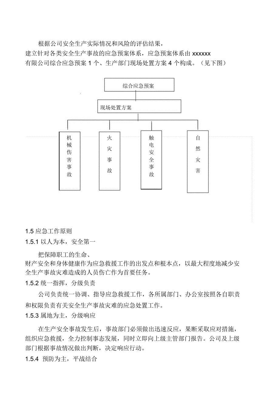 机械制造公司安全生产应急预案_第5页