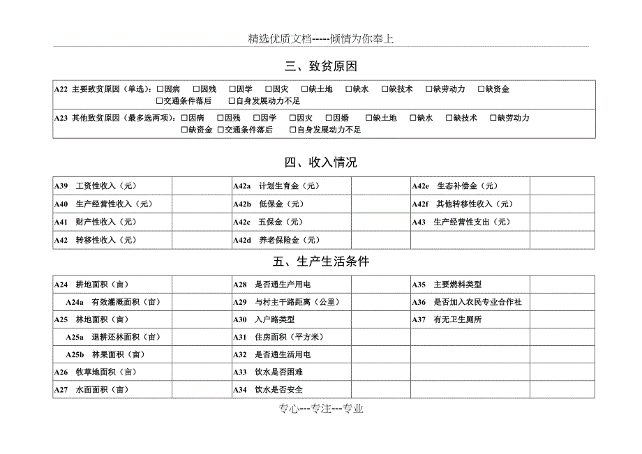 贫困户信息采集表_第2页