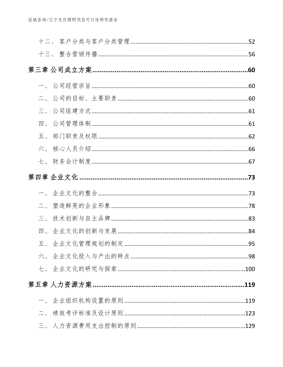 辽宁光伏照明项目可行性研究报告【参考模板】_第2页