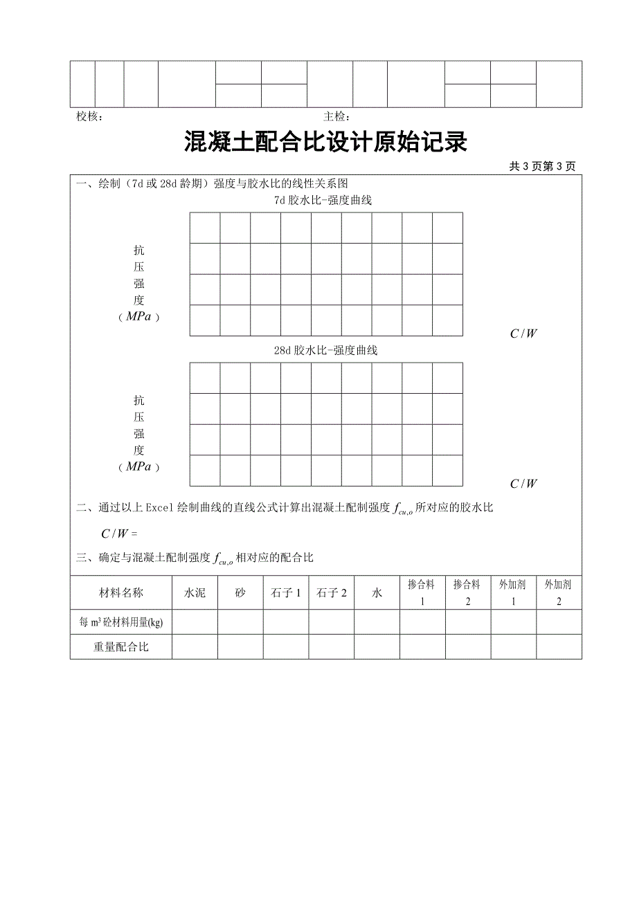 混凝土配合比设计原始记录.doc_第3页