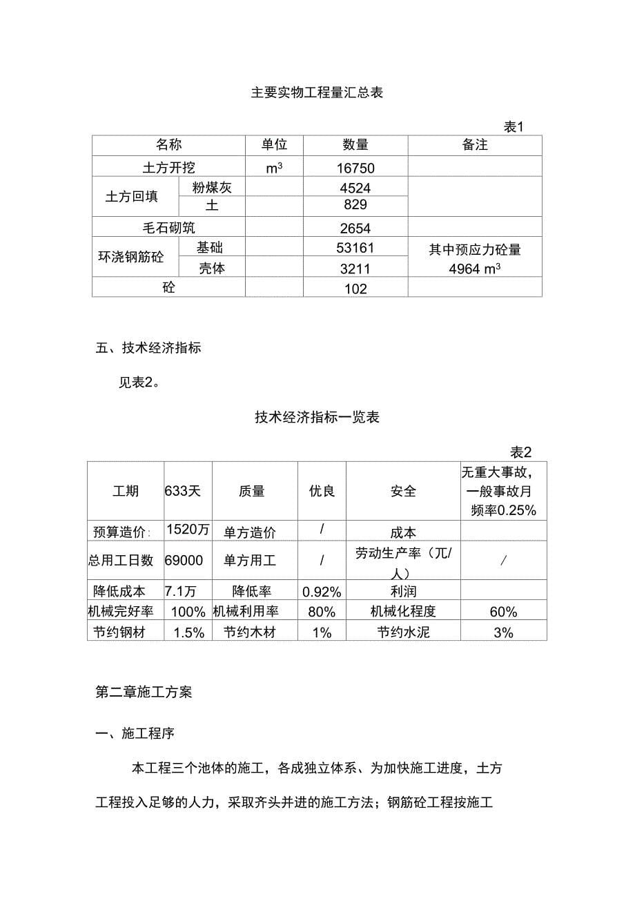 xx蛋型消化池施组设计_第5页