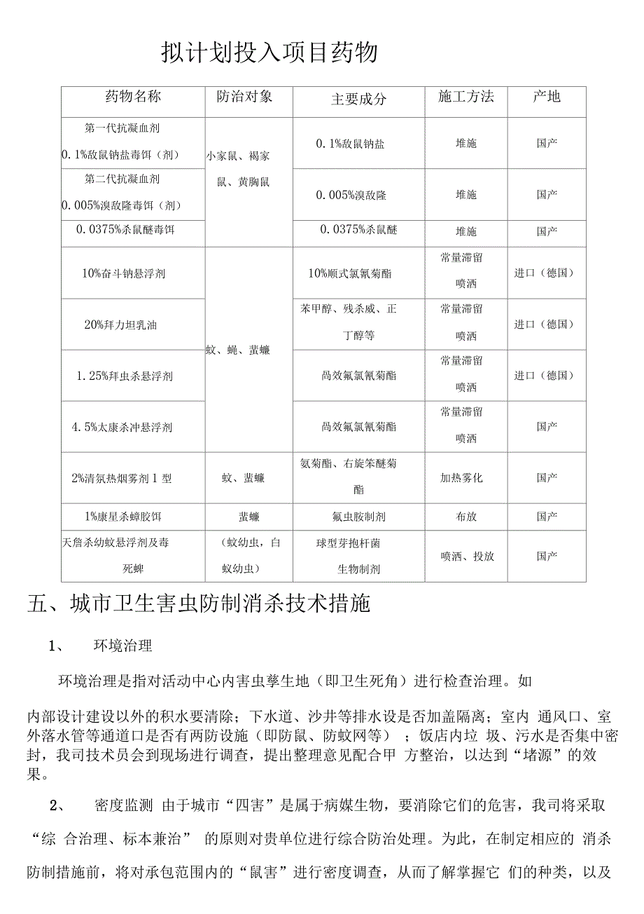 消杀害虫防治方案_第4页