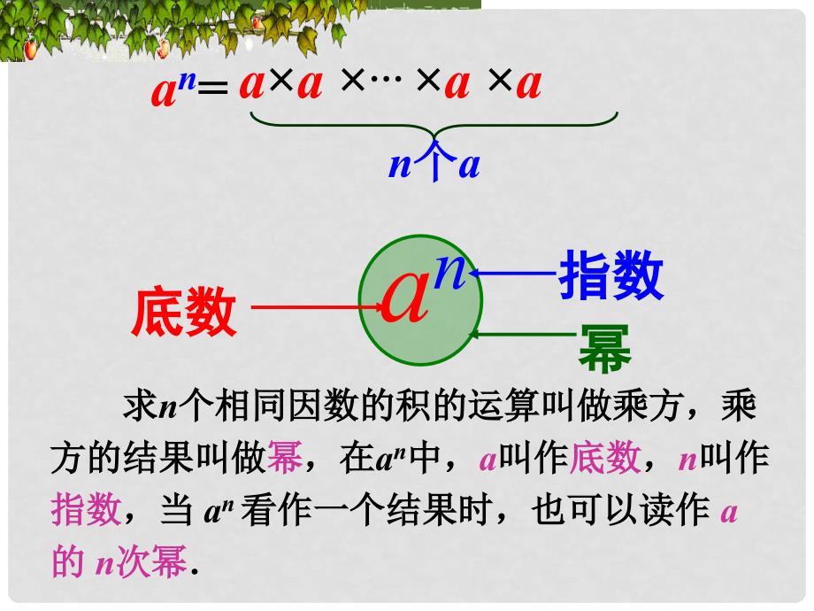 山东省冠县东古城镇中学七年级数学上册《1.5有理数的乘方》课件 青岛版_第4页