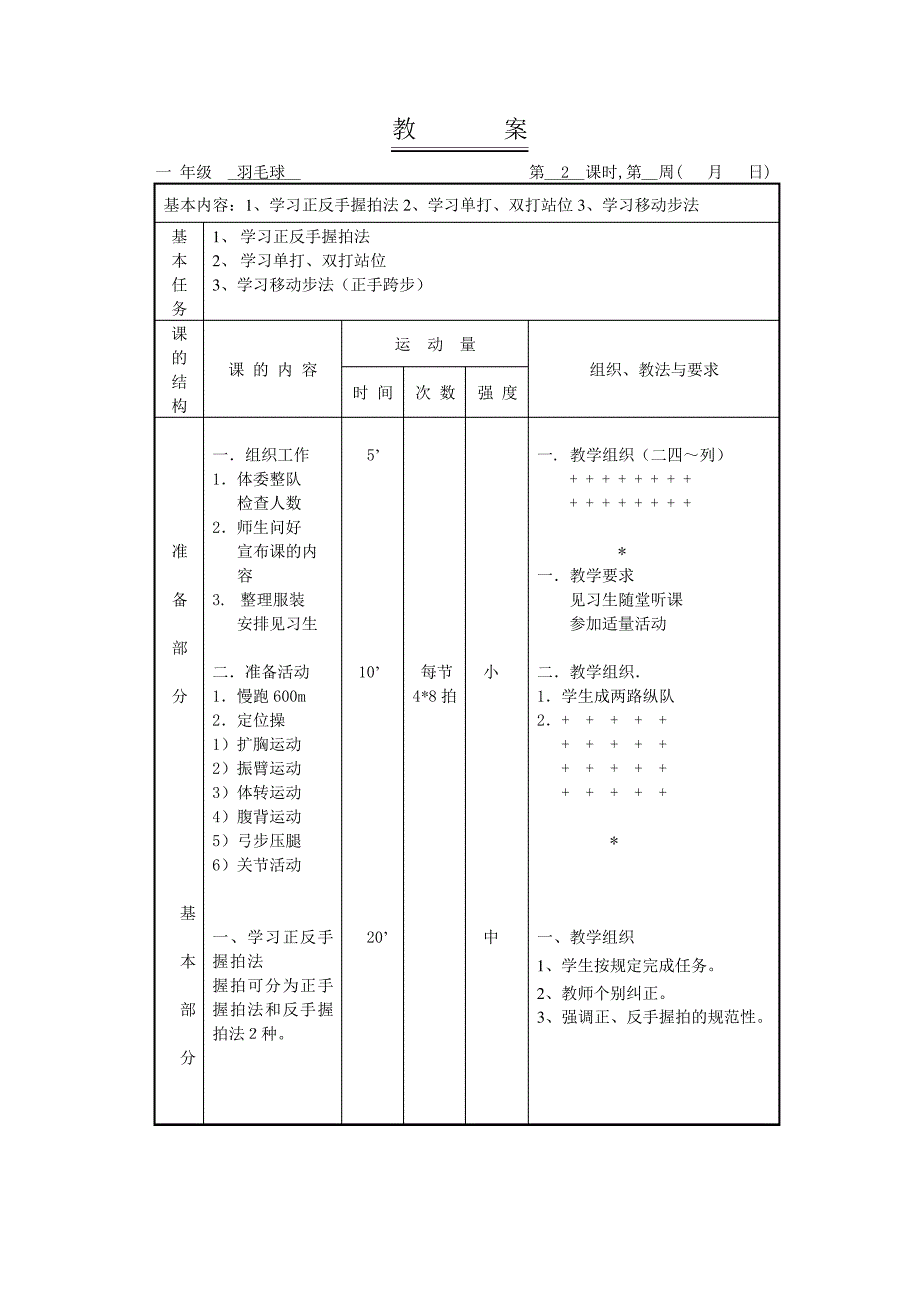 羽毛球教案211706_第2页