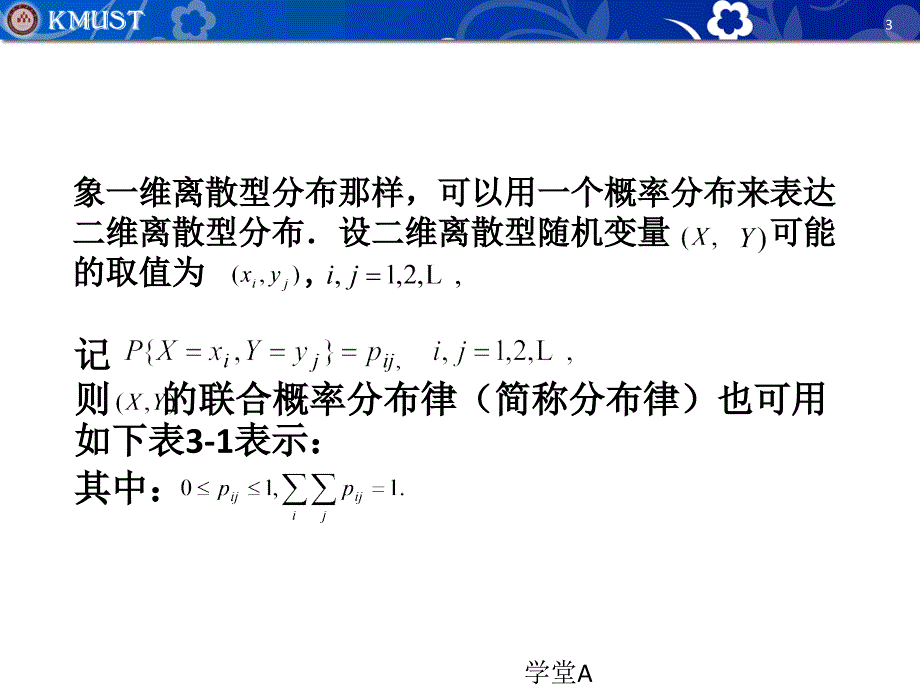 3.2二维离散型随机变量的分布律及性质[青松学堂]_第3页