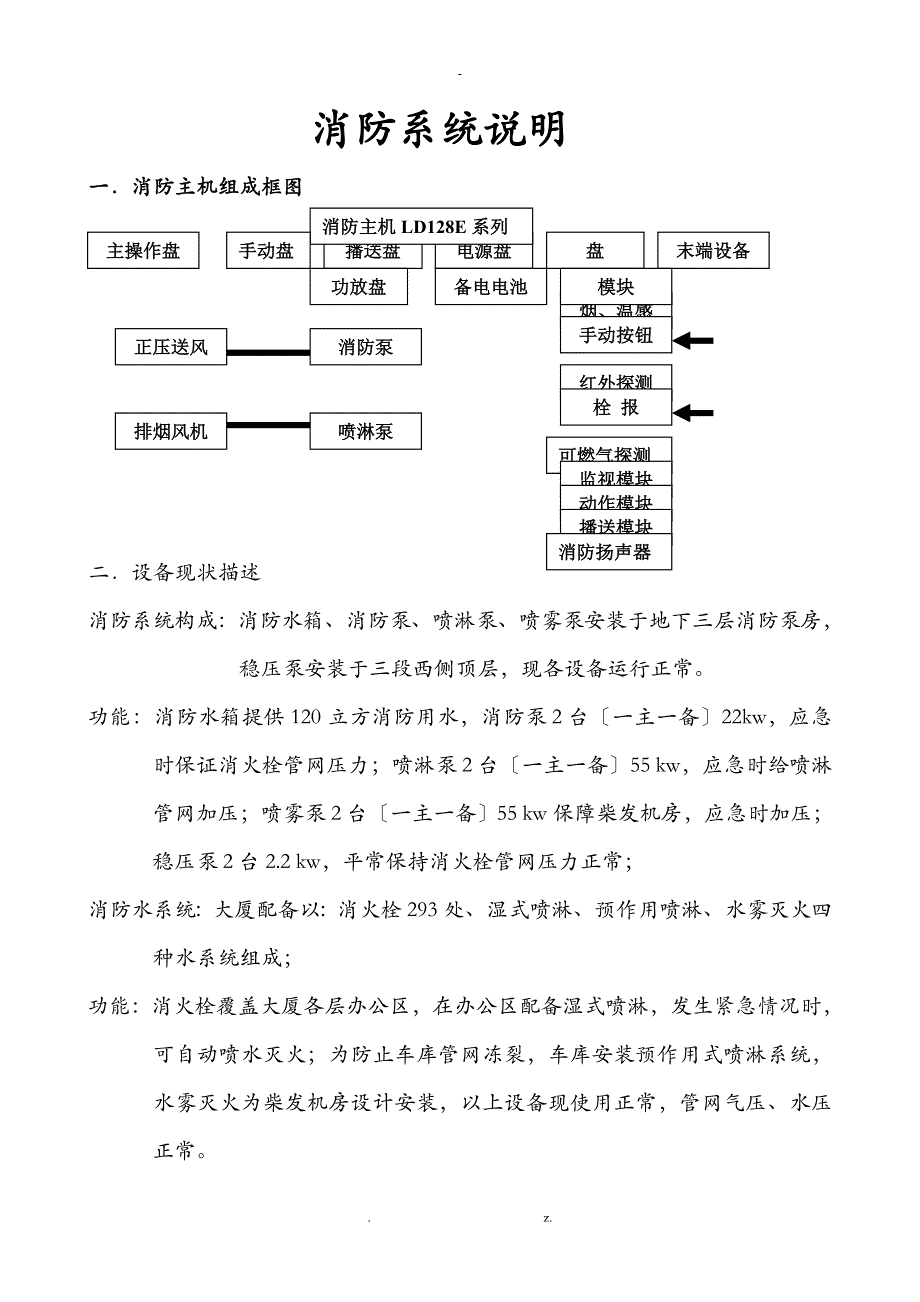 消防系统说明_第1页