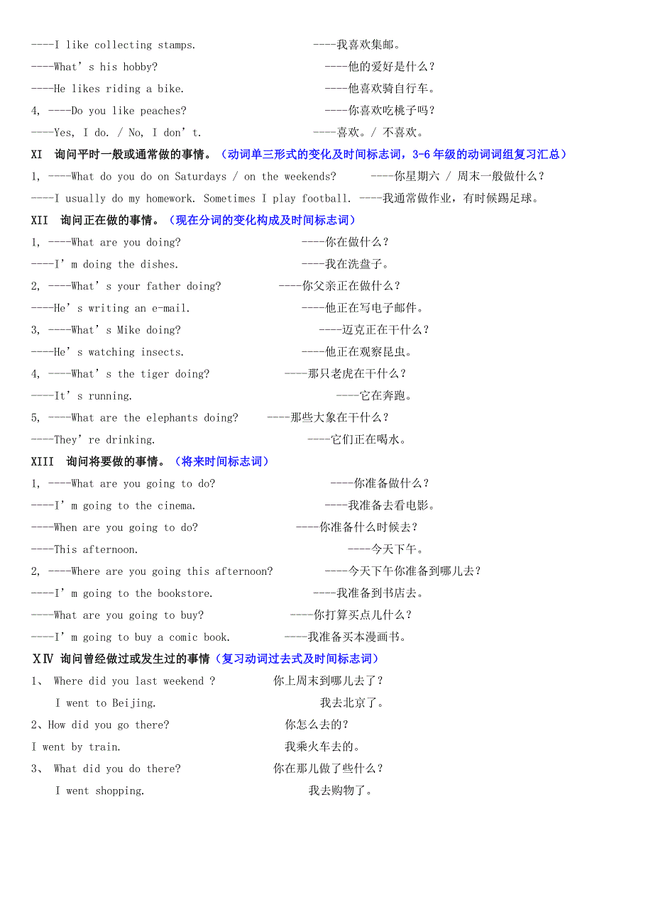 小学英语总复习(句型篇)_第3页