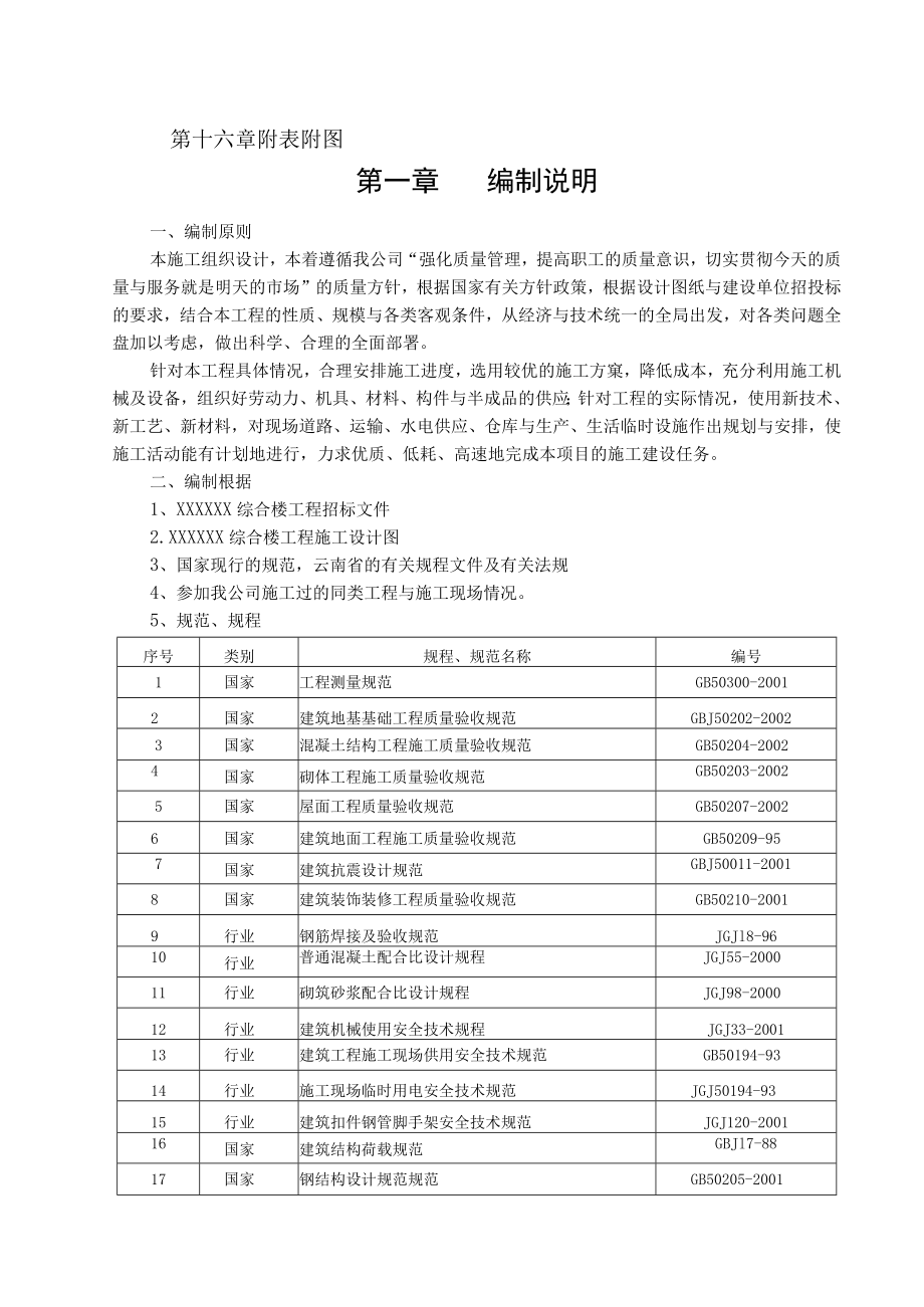 某综合楼工程施工组织设计(DOC 58页)_第4页