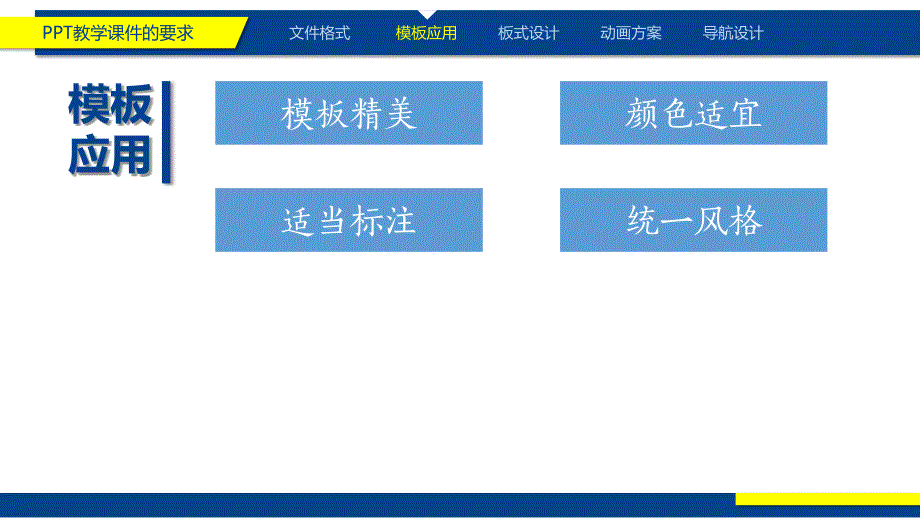 PPT教学课件要求_第3页