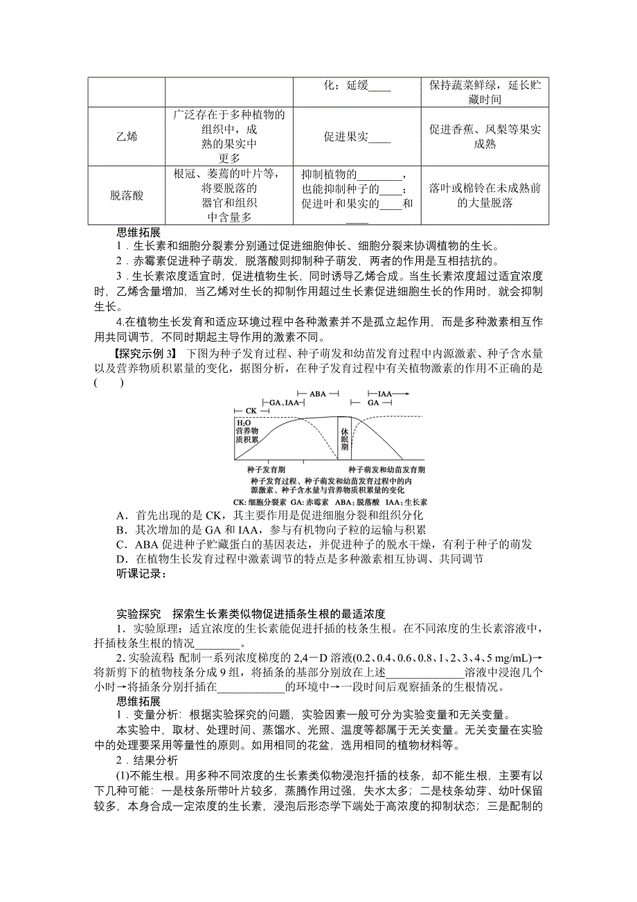 学案38植物的激素调节.doc_第4页