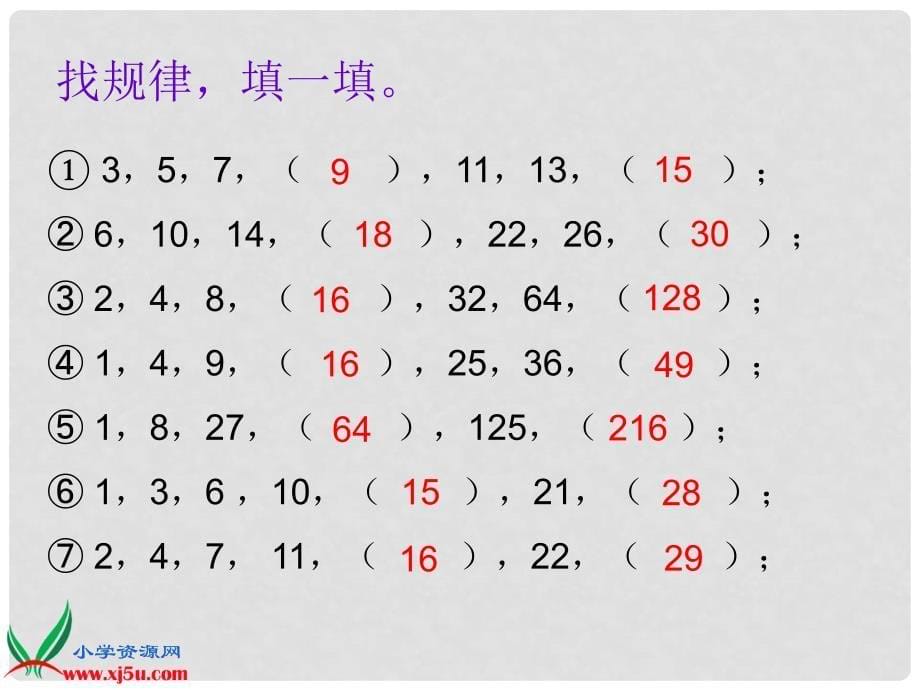 六年级数学下册 探索规律 3课件 北师大版_第5页