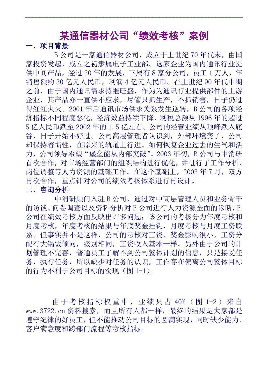 XX通信器材公司绩效考核案例_第1页