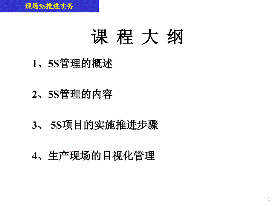 现场5S推进实务学员版_第1页