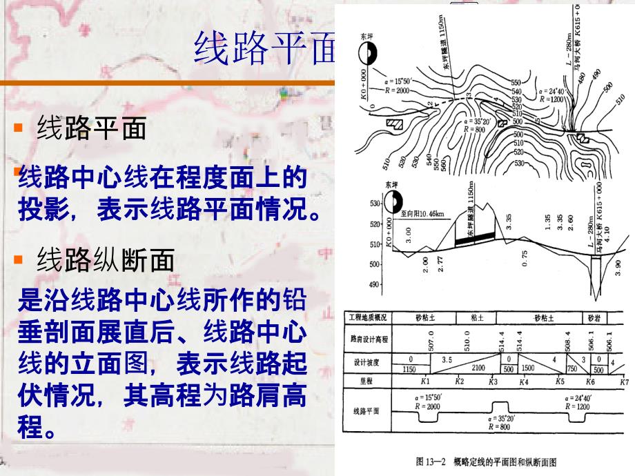 铁路及公路选线区间线路平面设计ppt课件_第4页