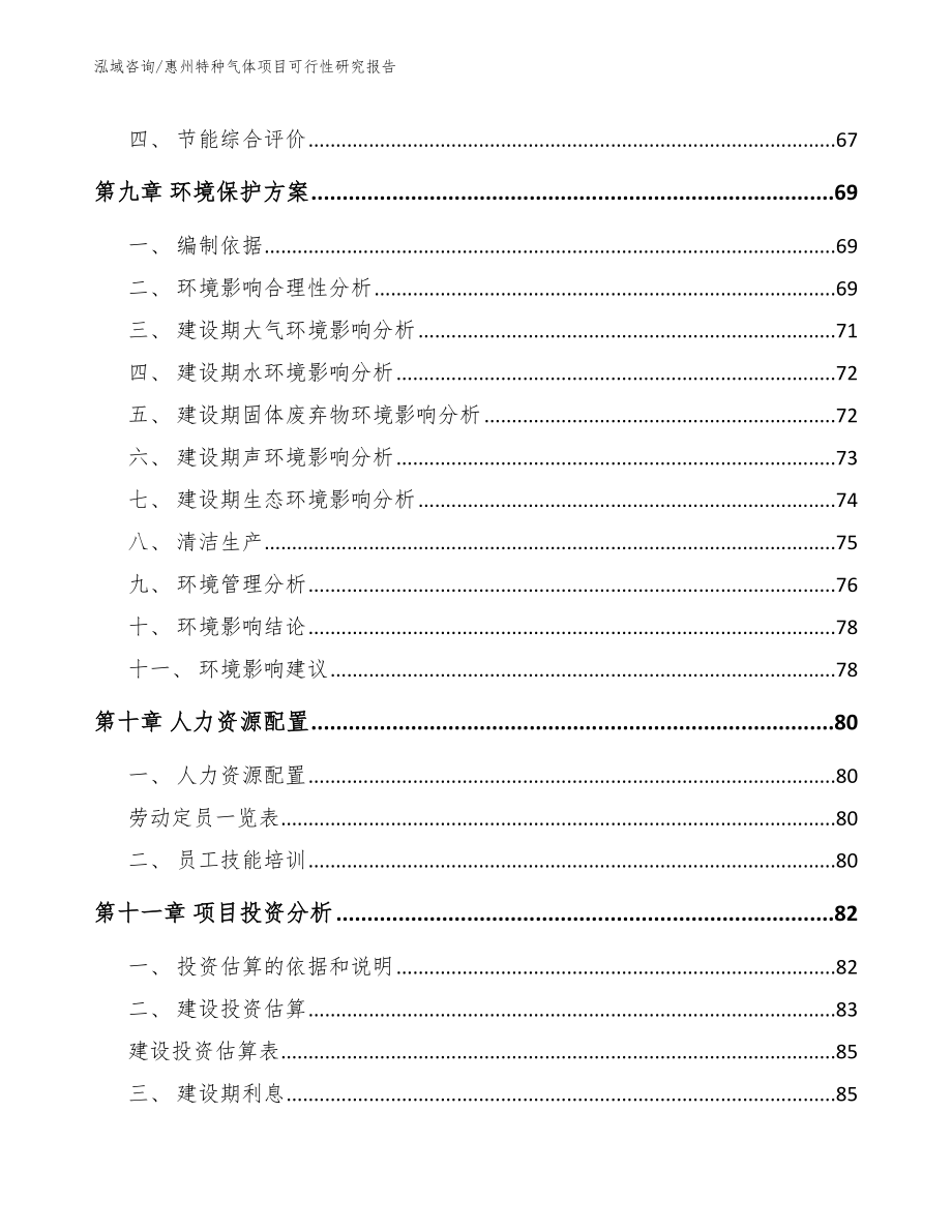 惠州特种气体项目可行性研究报告_第3页