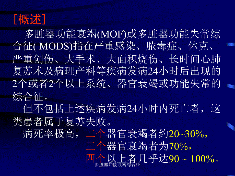 多脏器功能衰竭综合征课件_第2页