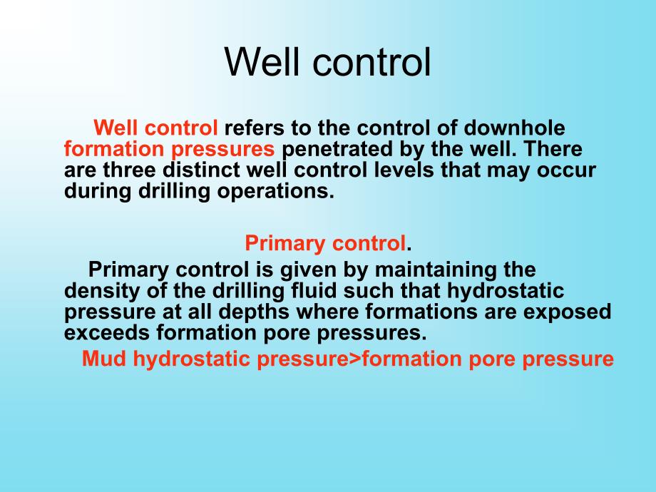 (海洋油气专业外语ppt课件)C-Well-Control_第2页