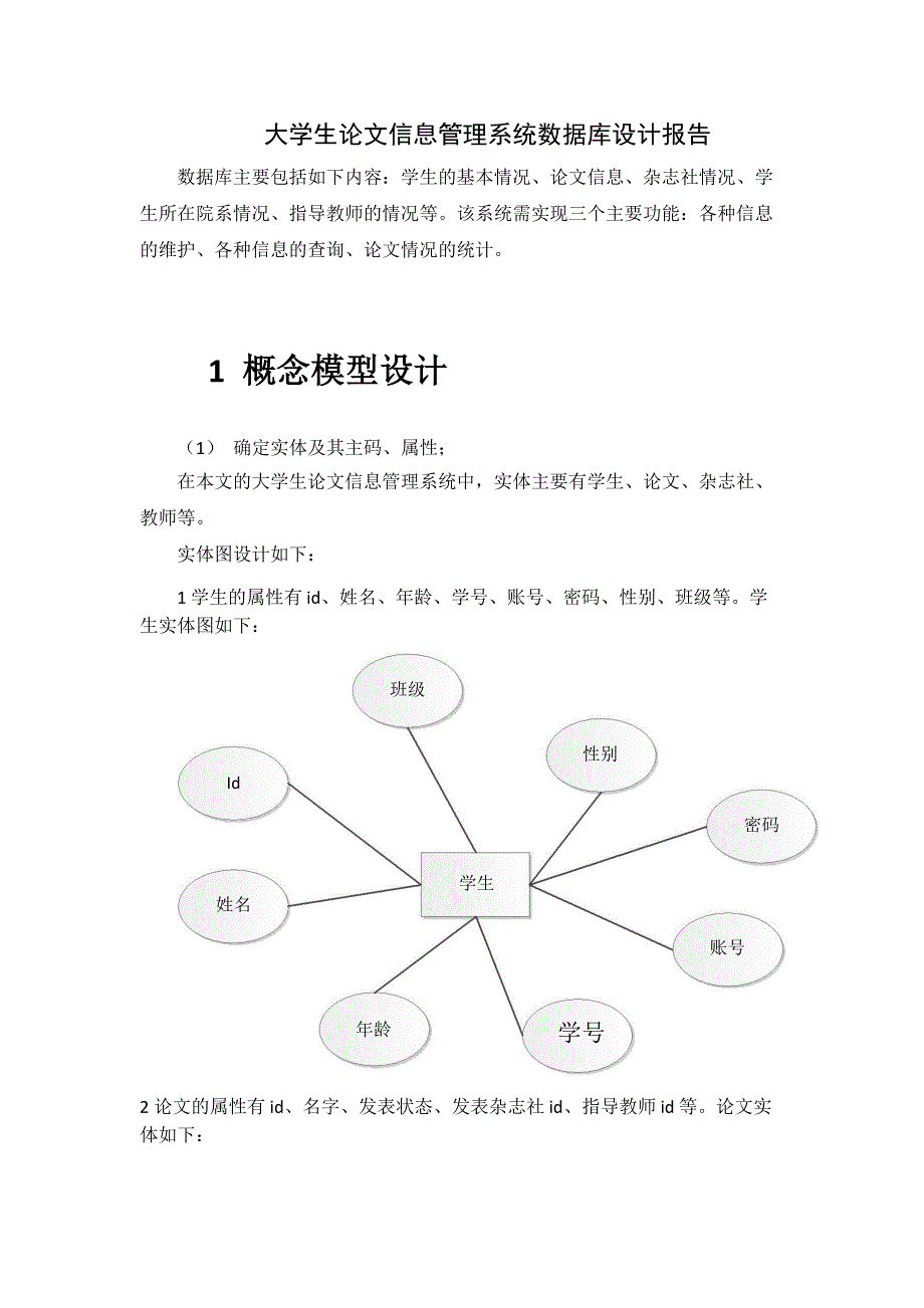 2019最新石大远程在线考试《数据库课程设计》大学生论文信息管理系统_第1页