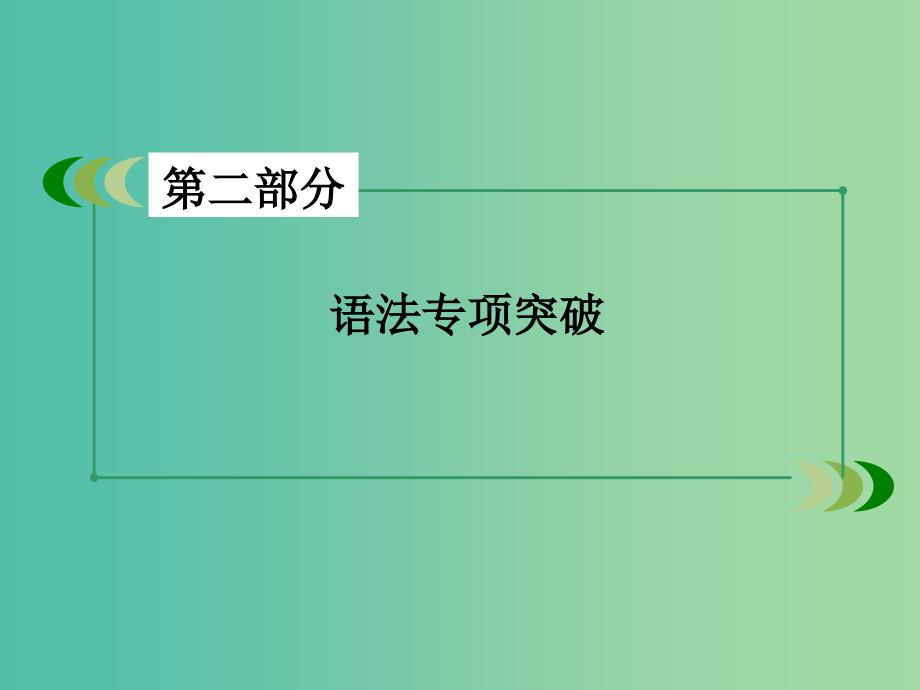 高考英语一轮复习 语法专项突破 专题9 情态动词与虚拟语气课件 新人教版.ppt_第2页