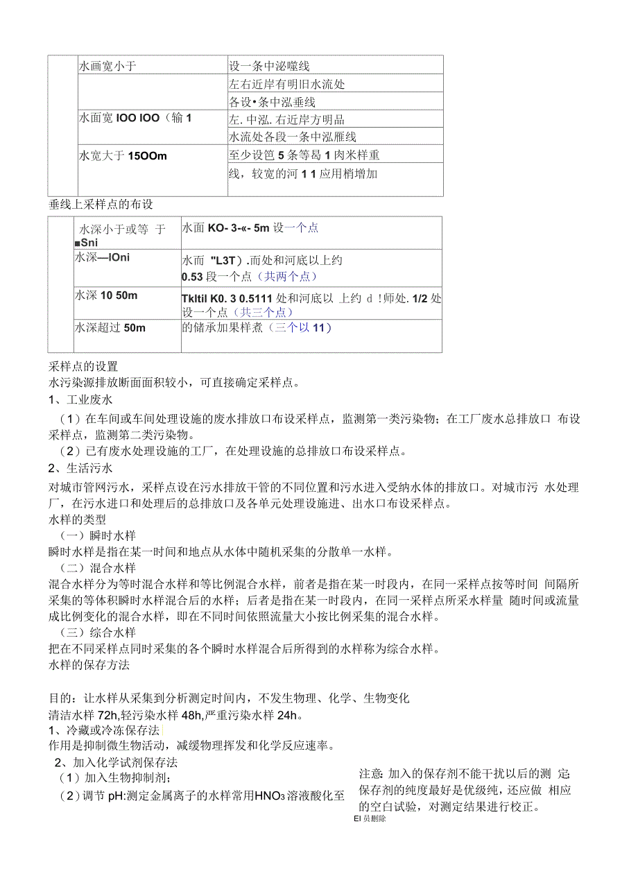 环境监测复习资料(重点整合版)讲课教案_第4页