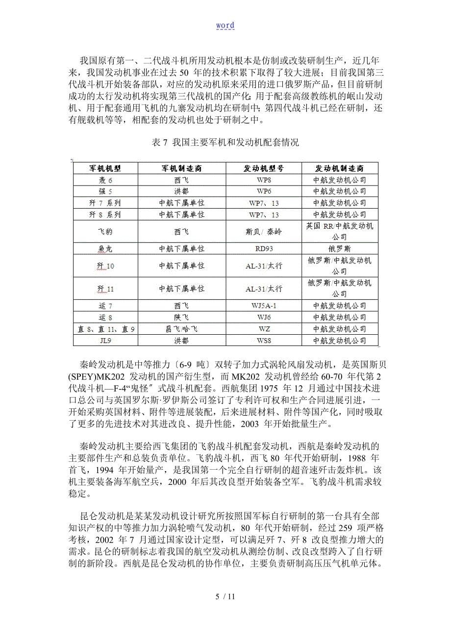 全球航空发动机制造技术状况_第5页