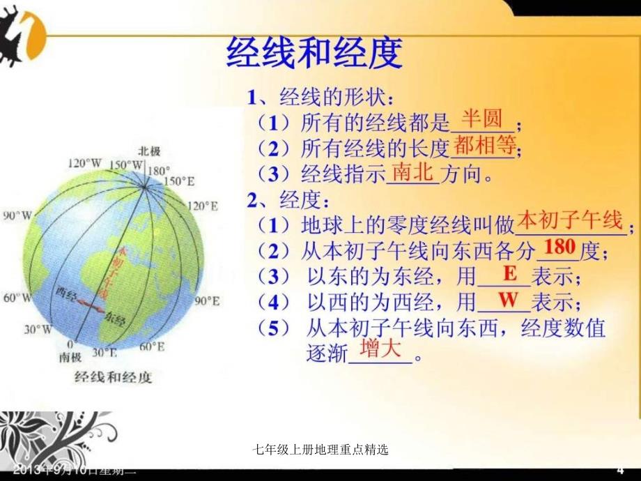 七年级上册地理重点精选课件_第4页