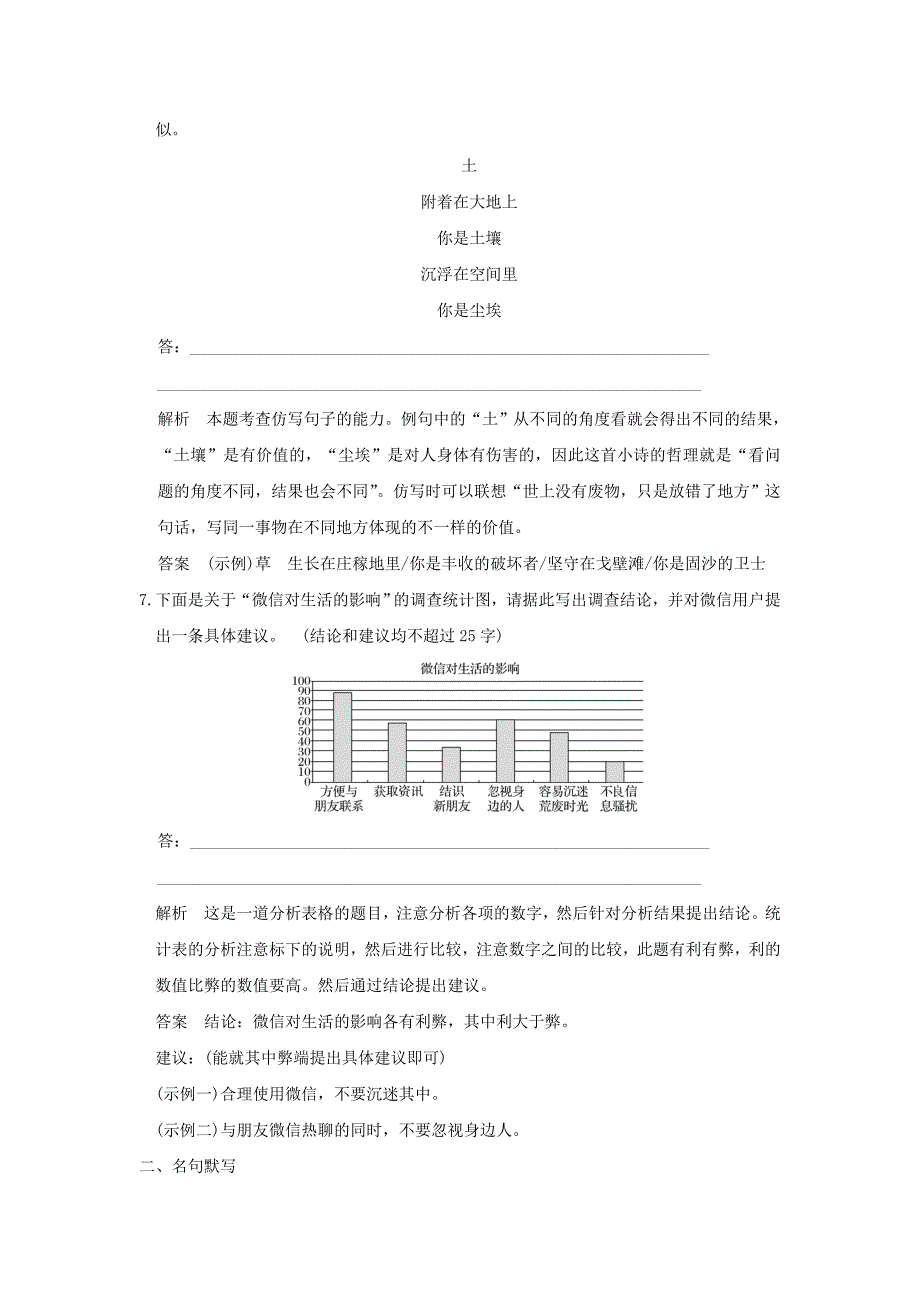 高考语文二轮复习 专题组合二十语言文字运用＋名句默写＋文言文阅读六1._第4页