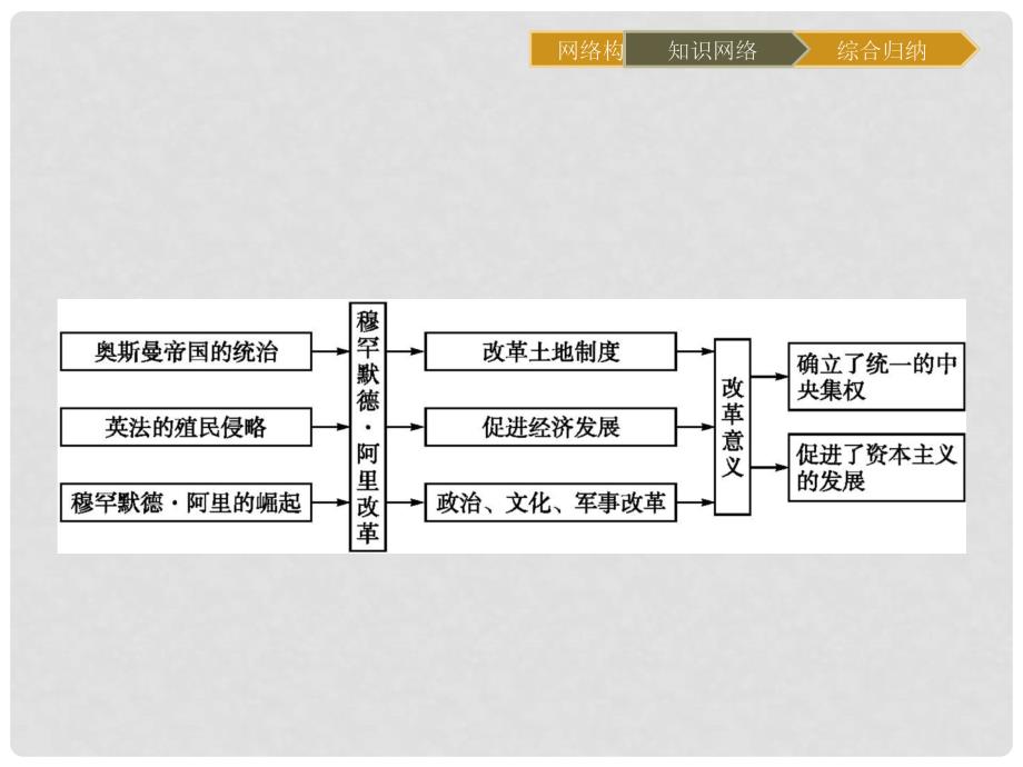 高中历史 第六单元 穆罕默德阿里改革单元整合课件 新人教版选修1_第2页