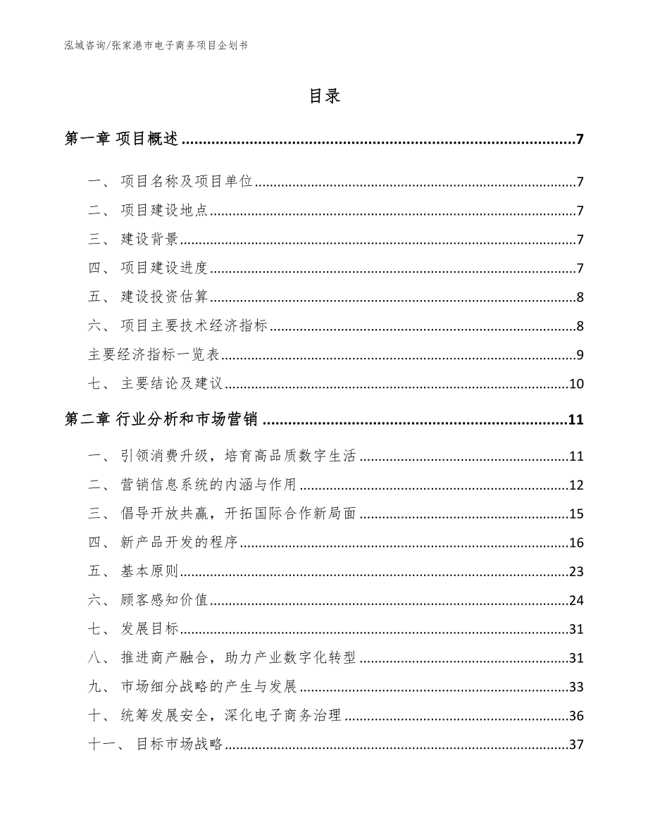 张家港市电子商务项目企划书_参考范文_第2页