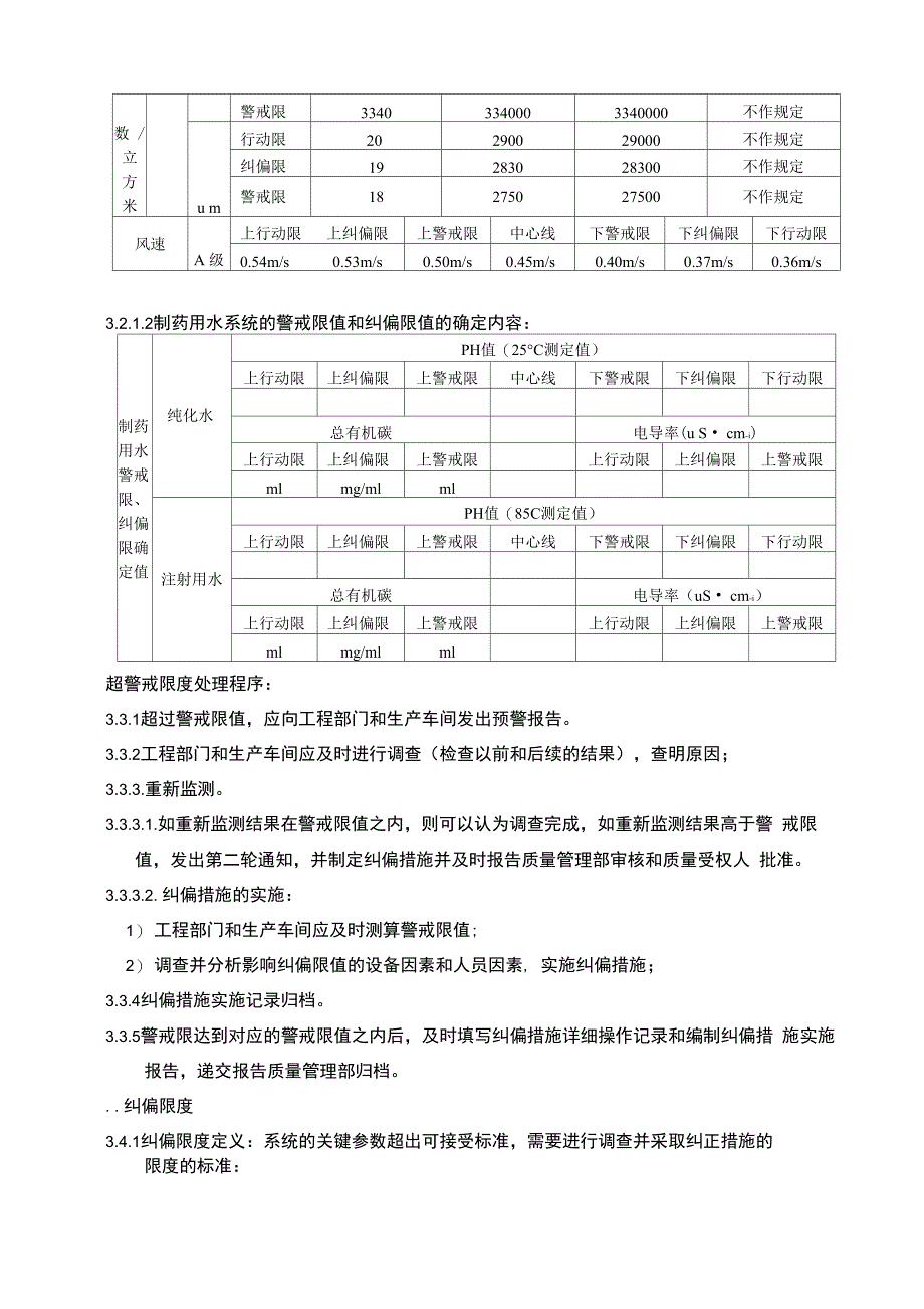 警戒限度及纠偏限度管理规程_第3页