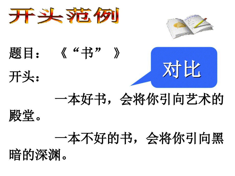 作文开头结尾的方法课件_第3页