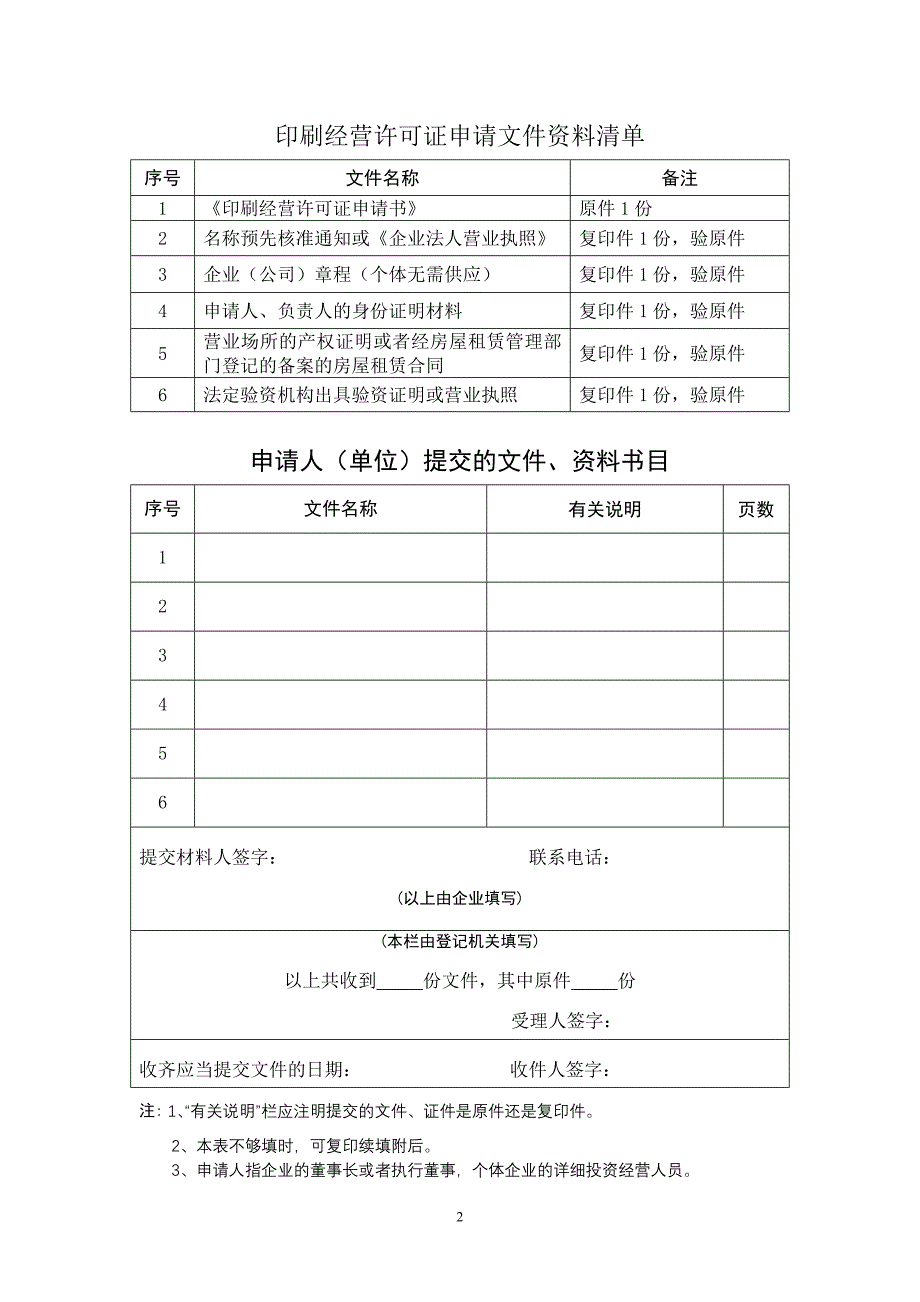 印刷经营许可证申请表_第2页