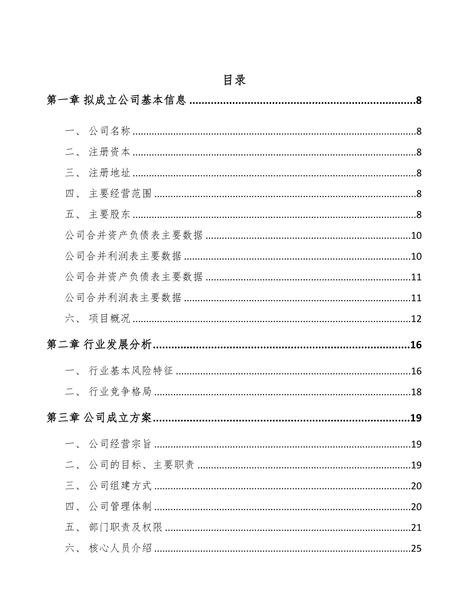 济南关于成立锻件公司可行性研究报告(DOC 87页)_第2页