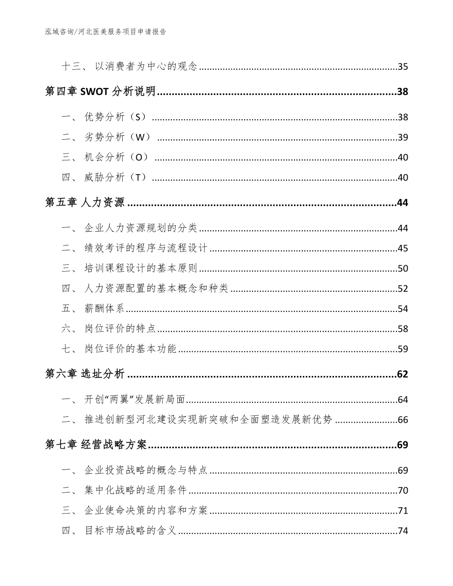 河北医美服务项目申请报告_第2页