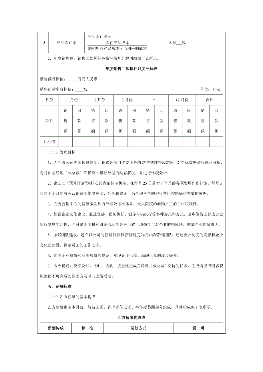 营销总监绩效考核方案设计_第2页