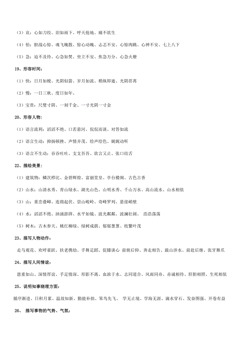 成语归类复习资料1_第3页