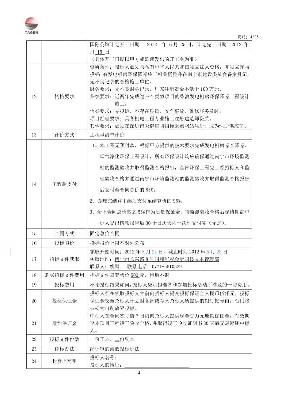 柴油发电机房环保降噪工程招标文件.doc_第5页