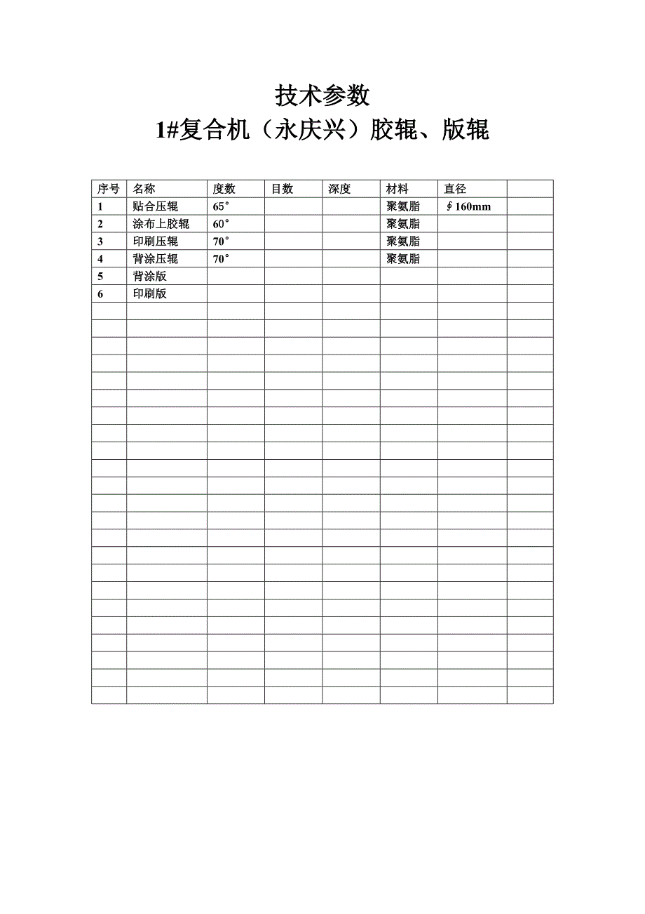 复合机胶辊版辊技术参数样本.doc_第1页