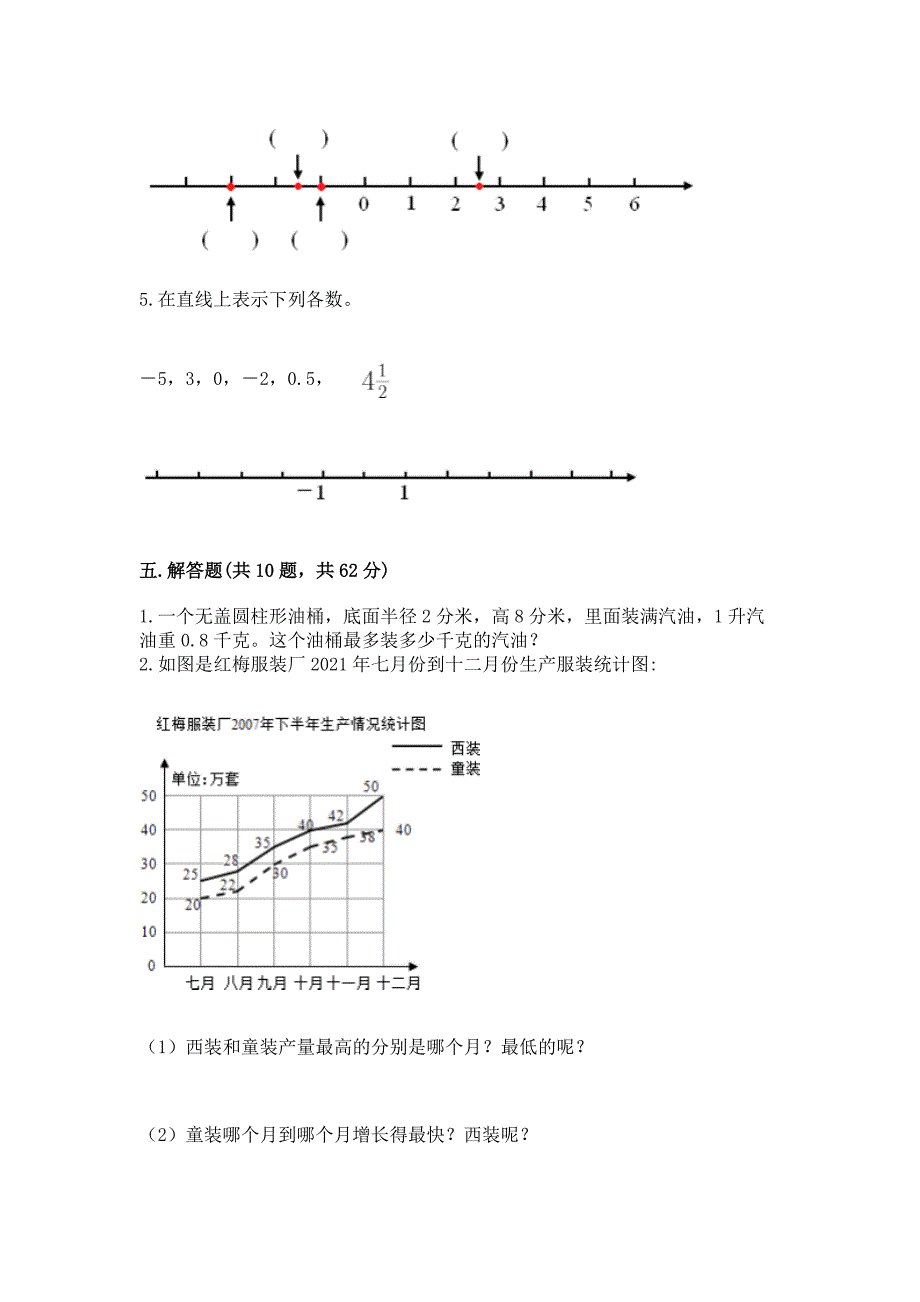 小学数学六年级下册重点题型专项练习带完整答案(历年真题).docx_第4页