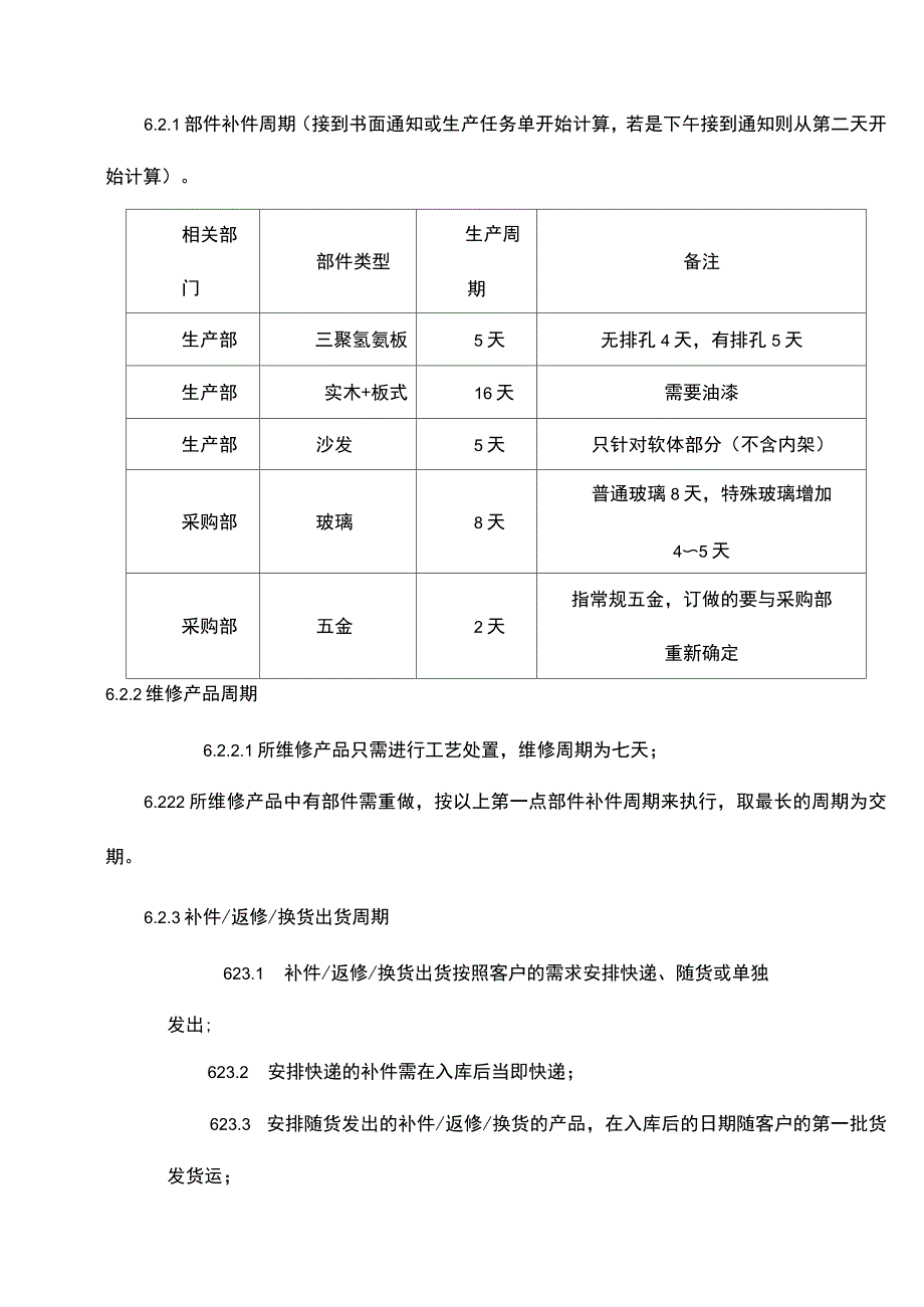 家具厂售后服务管理规章制度_第4页