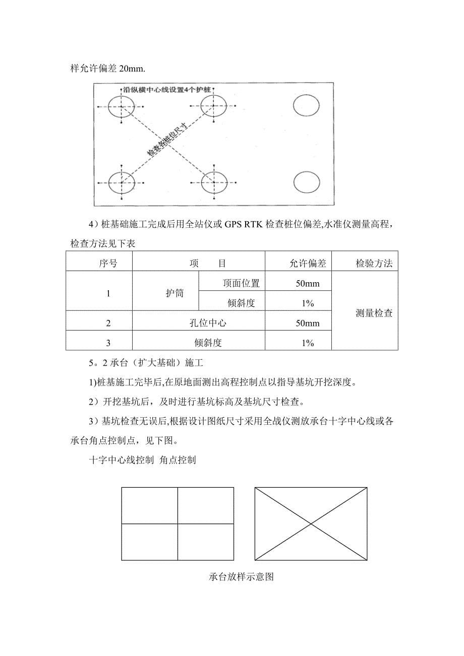 桥梁施工测量作业指导书资料建筑施工资料_第5页