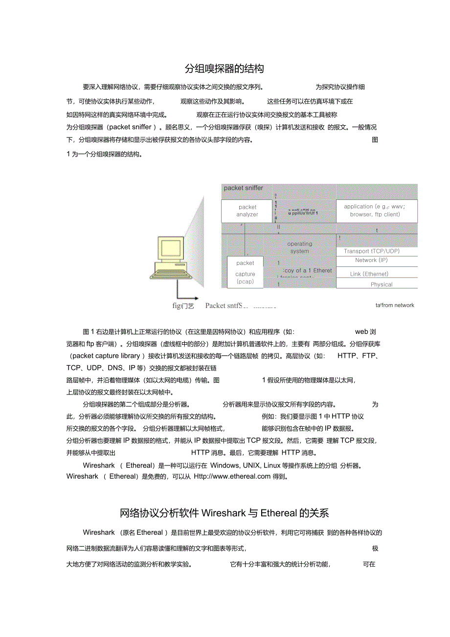 网络协议分析软件Wireshark简要说明要点_第1页